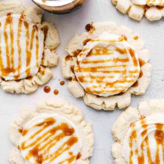 Salted Caramel Sugar Cookies