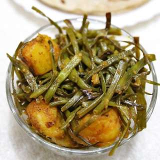 Mogri Ki Sabji | Radish Pods Recipe