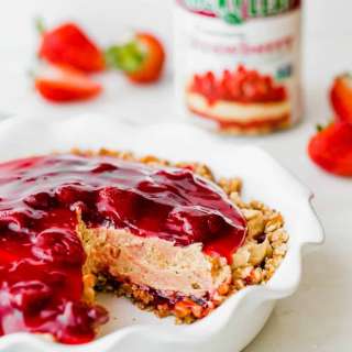 Strawberry Peanut Butter Pie