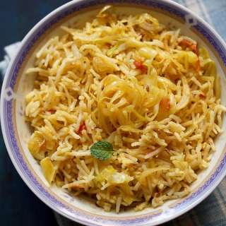 Cabbage Rice | Cabbage Fried Rice