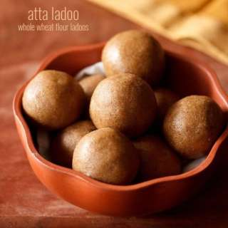 Atta Laddu | Wheat Ladoo