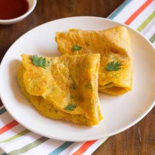 Moong Dal Chilla (Indian Mung Bean Pancake)