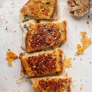 Garlic Bread Grilled Cheese