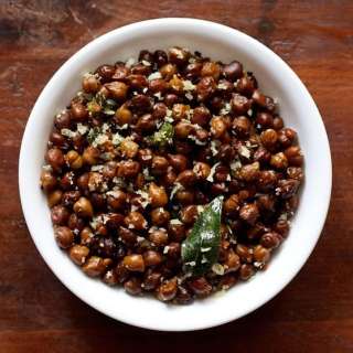 Black Channa Sundal (Kondakadalai Sundal)