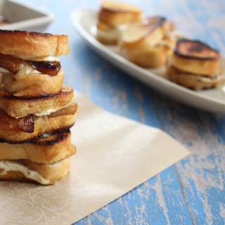 Caramelized Pear and Brie Grilled Cheese