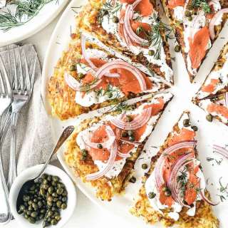 Latke with Smoked Salmon