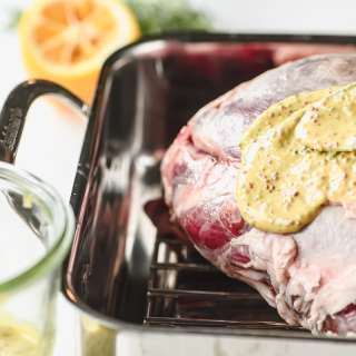 Julia Child's Mustard Coating for Lamb