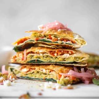 Smashed Chickpea Tortilla Wrap