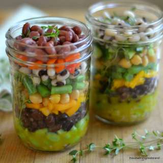 Mason Jar Bean Salad