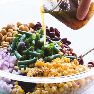 Charred Corn and Bean Salad