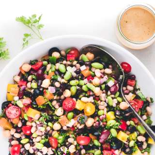 Rainbow Bean Salad