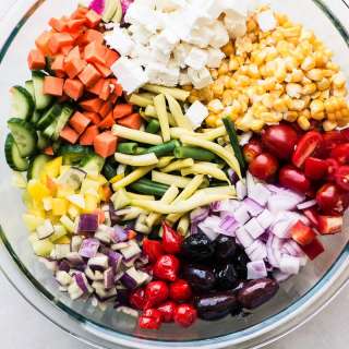 Farmers Market Vegetable Salad