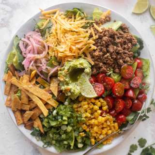 Our Favorite Taco Salad with 3 Dressings