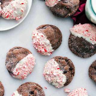 Chocolate Peppermint Gingersnaps
