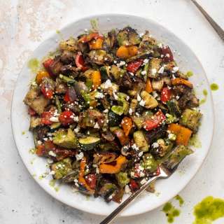 Grilled Vegetable Panzanella Salad