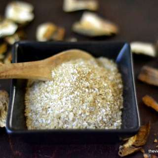 Wild mushroom finishing salt