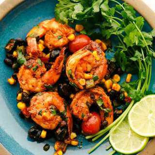 Mexican Shrimp Skillet