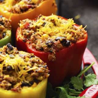 Mexican Quinoa Stuffed Peppers