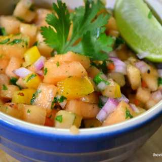 Cantaloupe Habanero Salsa