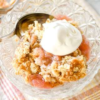 Rhubarb Dump Cake