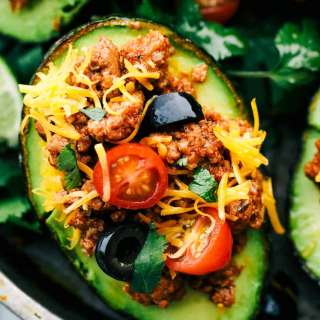 Turkey Taco Stuffed Avocados