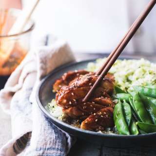 Teriyaki Chicken Broccoli Rice Bowls