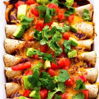 Skinny Chicken Enchiladas