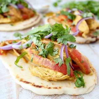 Indian Curry Chicken Tacos