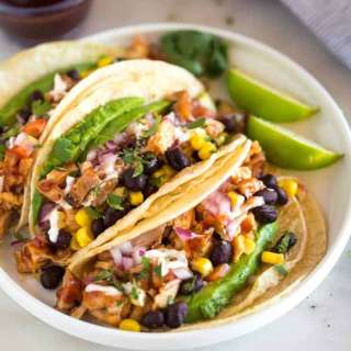 Grilled BBQ Chicken Tacos