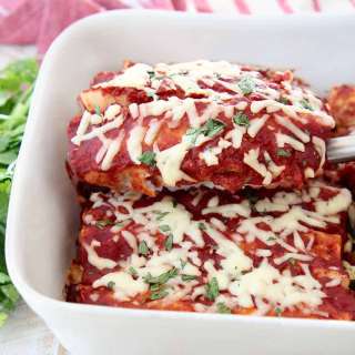 Veggie Enchiladas with Mushrooms & Squash