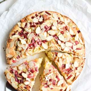 Norwegian Rhubarb and Almond Cake