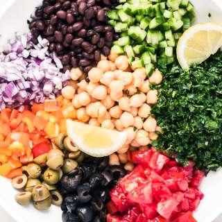 Middle Eastern Chickpea Salad (Balela)