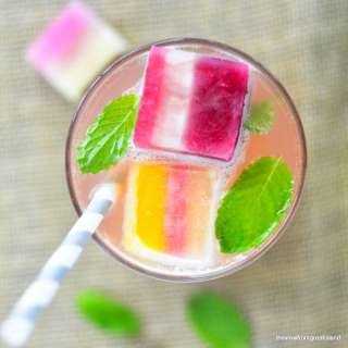 Layered Ice Cubes