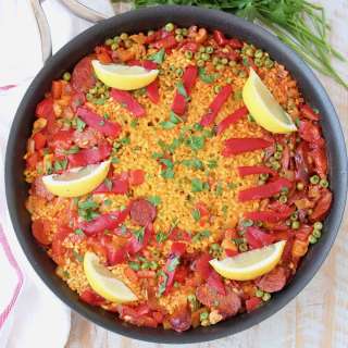 Spanish Chorizo Chicken Paella