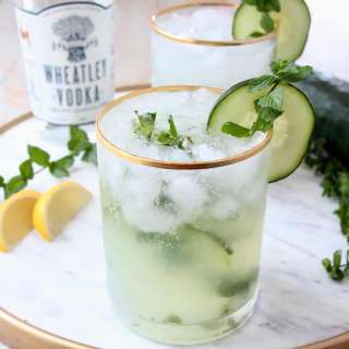 Cucumber Mint Vodka Cocktail