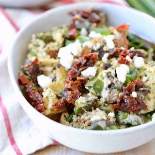 Greek Crockpot Breakfast Casserole