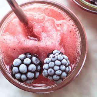 Blackberry Moscato Slushies