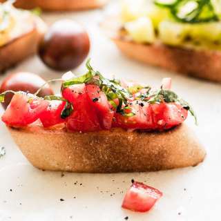 Heirloom Tomato Bruschetta