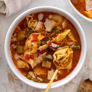 Cheese Tortellini Minestrone