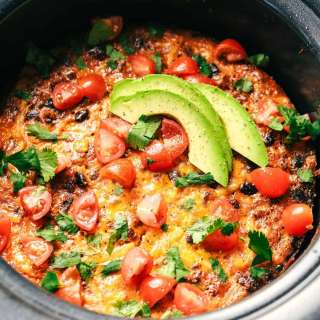 Slow Cooker Mexican Chorizo Egg Casserole