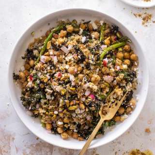 Warm Spring Quinoa Salad