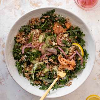 Smoked Salmon Farro Bowls