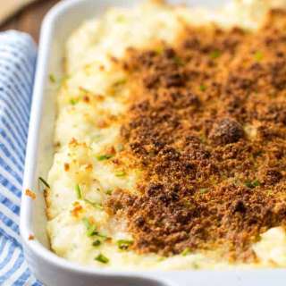 Mashed Potato Casserole with Sour Cream and Chives