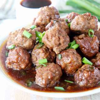 Slow Cooker Korean BBQ Meatballs