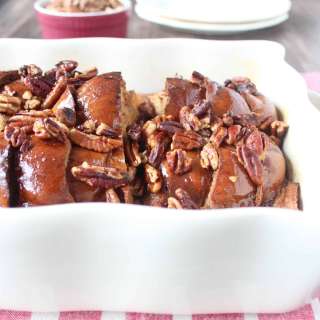Salted Caramel Praline French Toast