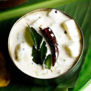 Vellarikka pachadi | Cucumber pachadi