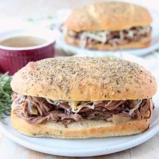 Slow Cooker Tri Tip French Dip