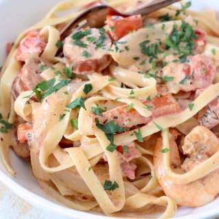 Cajun Shrimp Pasta with Sausage