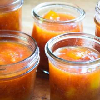 Habanero Nectarine Freezer Jam
