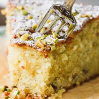French Pistachio Cake